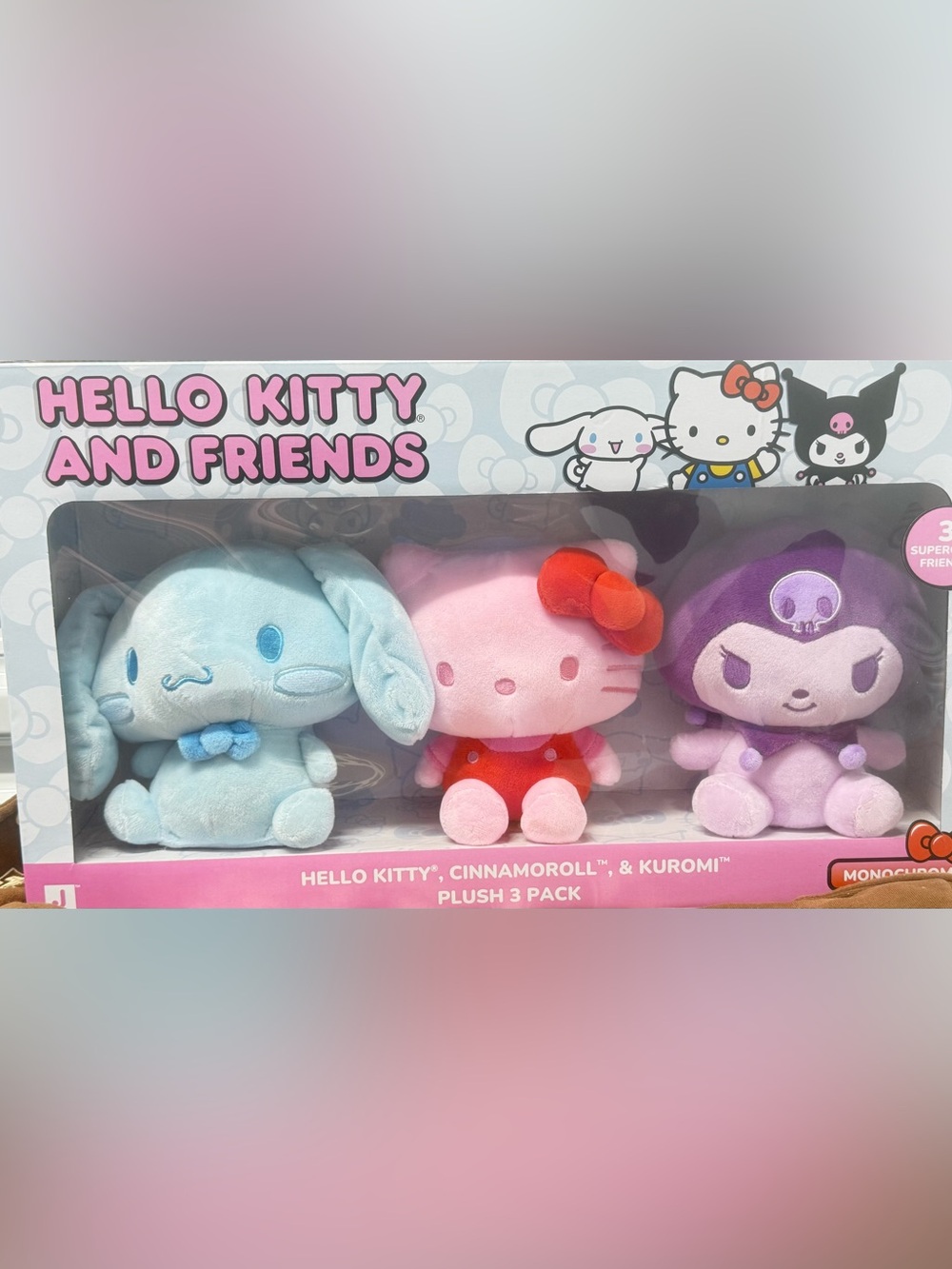 Hello Kitty Pink and Red Plush - Hello Kitty Friends 3-Pack